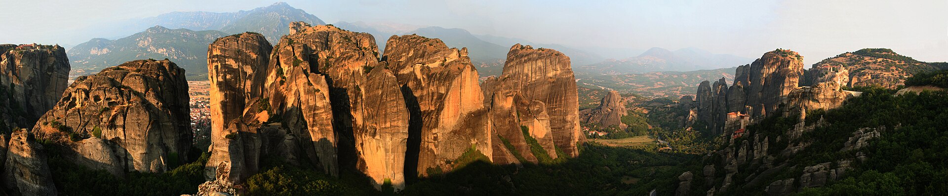 Monasteries on the towering rocks of Meteora